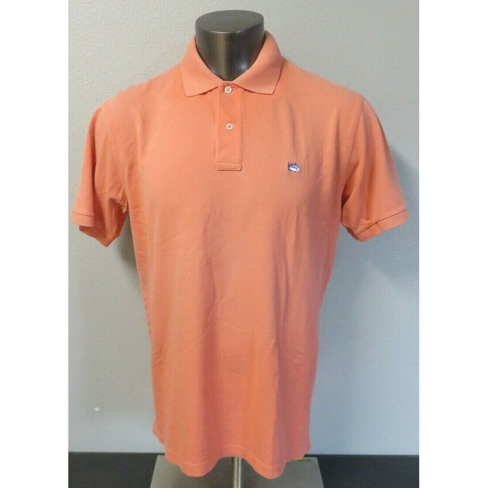 Mens Southern Tide Original Fit Polo Shirt Pima Cotton Short Sleeve Size L